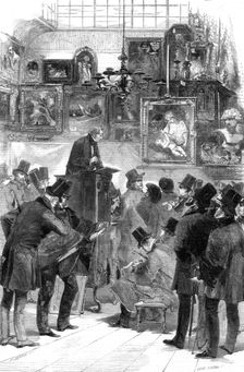 Picture sale at Messrs Christie and Manson's, King Street, St James's, London, 1856. Creator: Unknown