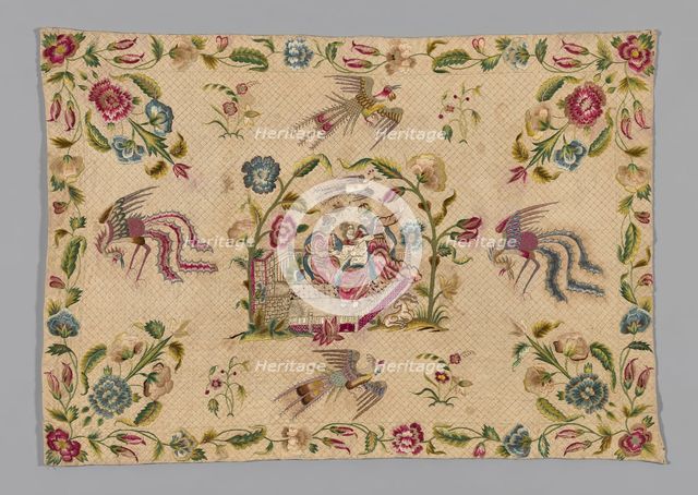 Picture (Susannah and the Elders), England, Queen Anne period, c. 1700/10. Creator: Unknown.
