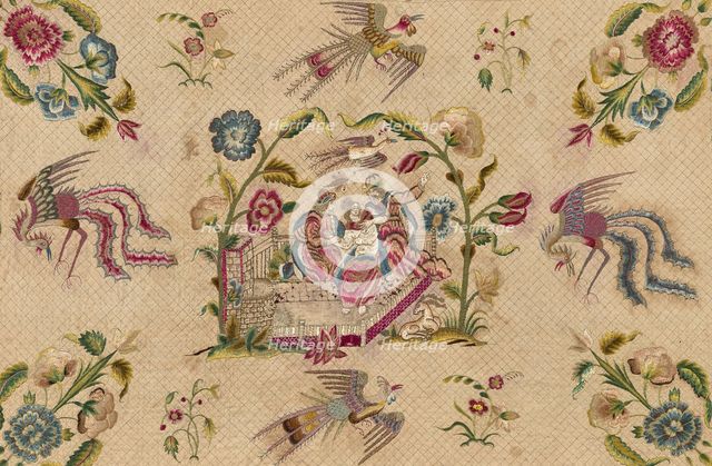 Picture (Susannah and the Elders), England, Queen Anne period, c. 1700/10. Creator: Unknown.