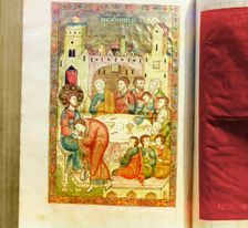 Pictures from the 1603 Gospel, vestry of the Ipatievsky Monastery. Kostroma, 1911. Creator: Sergey Mikhaylovich Prokudin-Gorsky