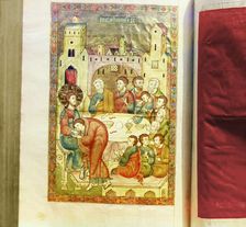 Pictures from the 1603 Gospel, vestry of the Ipatievsky Monastery. Kostroma, 1911. Creator: Sergey Mikhaylovich Prokudin-Gorsky