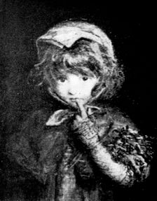 Pictures from the New Gallery: Little Blue Riding Hood - Miss Blanche Jenkins, 1895. Creator: Unknown