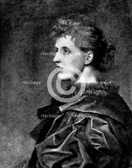 Pictures from the New Gallery: Mrs. Charles Coltman Rogers - G. F. Watts, R.A., 1895. Creator: George Meisenbach.