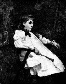 Pictures from the New Gallery: Ruth, Daughter of Carmichael Thomas, Esq. - S. Melton Fisher, 1895. Creator: George Meisenbach
