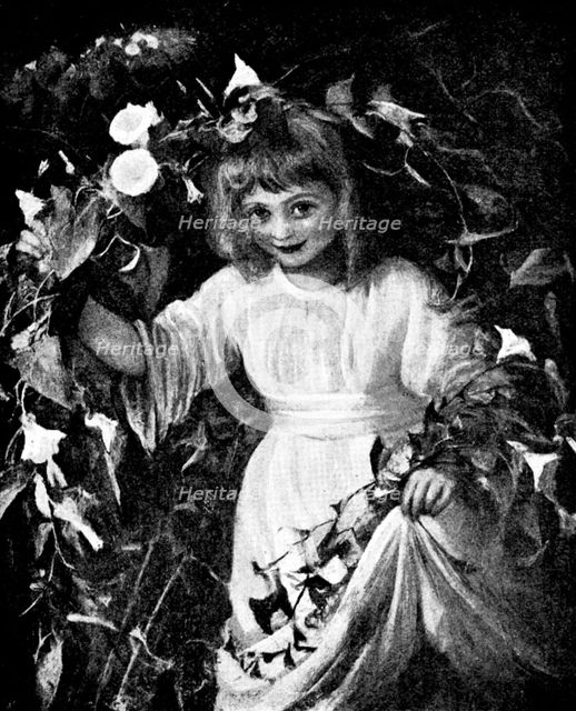Pictures from the New Gallery: Wreaths and Smiles - Miss Blanche Jenkins, 1895. Creators: Unknown, Blanche Jenkins.