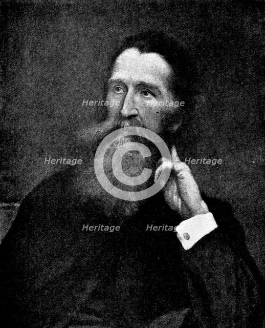 Pictures from the New Gallery: The Rev. Alfred Gurney - G. F. Watts, R.A., 1895. Creator: George Meisenbach.