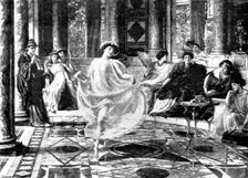 Pictures from the Royal Academy: The Ionian Dance - E. J. Poynter, R.A., 1895. Creator: George Meisenbach