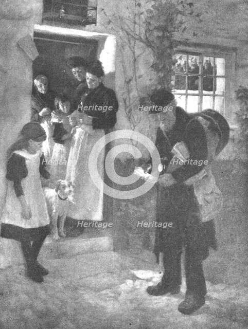 Pictures from the Royal Academy: The Letter -  Stanhope A. Forbes, A.R.A., 1898. Creator: Unknown.