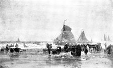 Pictures from the Royal Academy: The Morning Catch - F. S. Richardson, 1895. Creator: George Meisenbach