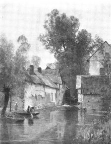 Pictures from the Royal Academy: The Water-Mill - E. A. Waterlow, A.R.A., 1895. Creator: George Meisenbach