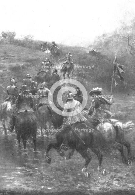 Pictures from the Royal Academy: To the Rescue...The Civil War - Ernest Crofts, R.A., 1898. Creator: Unknown.