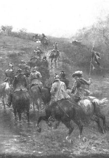 Pictures from the Royal Academy: To the Rescue...The Civil War - Ernest Crofts, R.A., 1898. Creator: Unknown