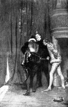 Pictures from the Royal Academy: Waiting for the Duc de Guise - Seymour Lucas, A.R.A., 1895. Creator: George Meisenbach