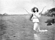 Pictures from the Royal Academy: Ariadne - P. H. Calderon, R.A., 1895. Creator: George Meisenbach