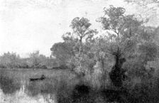Pictures from the Royal Academy: Autumn Haze - A. East, 1895. Creator: George Meisenbach