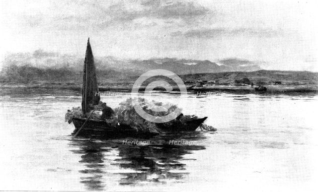 Pictures from the Royal Academy: Bringing Home the Bracken - Colin Hunter, A.R.A., 1898. Creator: Unknown.