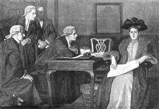 Pictures from the Royal Academy: Defendant and Counsel - W. F. Yeames, R.A., 1895. Creator: George Meisenbach