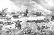 Pictures from the Royal Academy: James II. at La Hogue, May 1692 - Eyre Crowe, A.R.A., (1898). Creator: Unknown