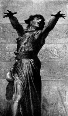 Pictures from the Royal Academy: Jonah - G. F. Watts, R.A., 1895. Creator: George Meisenbach