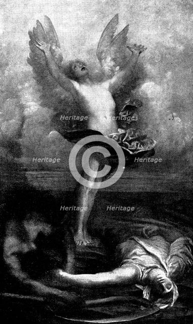 Pictures from the Royal Academy: Love Triumphant - G. F. Watts, R.A., 1898. Creator: Unknown.