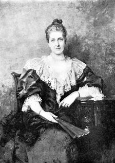 Pictures from the Royal Academy: Mrs. Johnson-Ferguson - Luke Fildes, R.A., 1895. Creator: George Meisenbach