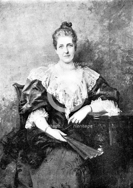 Pictures from the Royal Academy: Mrs. Johnson-Ferguson - Luke Fildes, R.A., 1895. Creator: George Meisenbach.