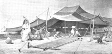 Pictures from the Royal Academy: Spinners and Weavers - F. Goodall, R.A., 1895. Creator: George Meisenbach