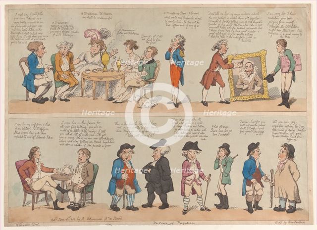 Pictures of Prejudice, June 4, 1800., June 4, 1800. Creator: Thomas Rowlandson.