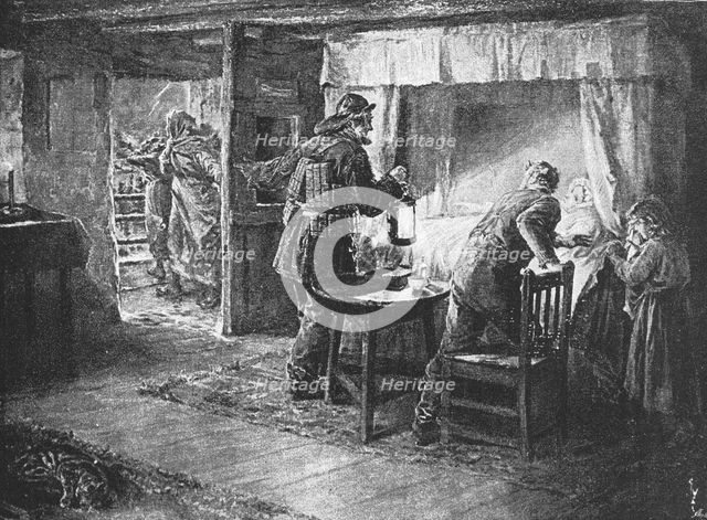 'Pictures of the Year - IX. "Go, and God's Will Be Done", after Ralph Hedley, 1891. Creator: Unknown.