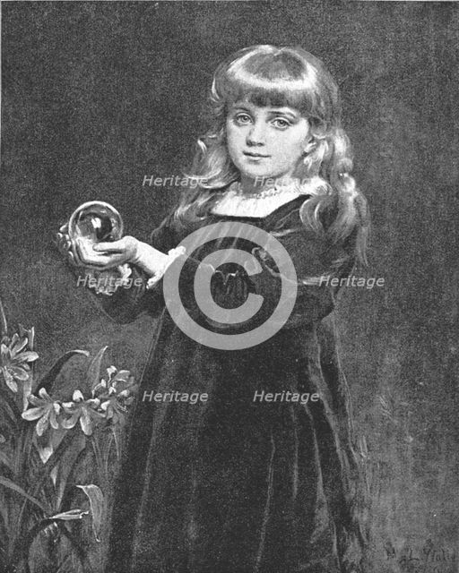 ''Pictures of the Year IX; "Gladys, Daughter of Major Lutley Jordan"', 1890. Creator: Unknown.