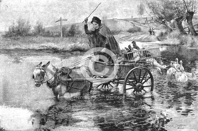 ''Pictures of the Year - IX. "In A Fix", after Alfred W Strutt, 1891. Creator: Unknown.