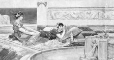 'Pictures of the Year - IX. "Love in Idleness", after L Alma Tadema, RA, 1891. Creator: Unknown