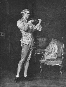 'Pictures of the Year - VI. "The Violinist"; after John Pettie, RA 1891. Creator: Unknown