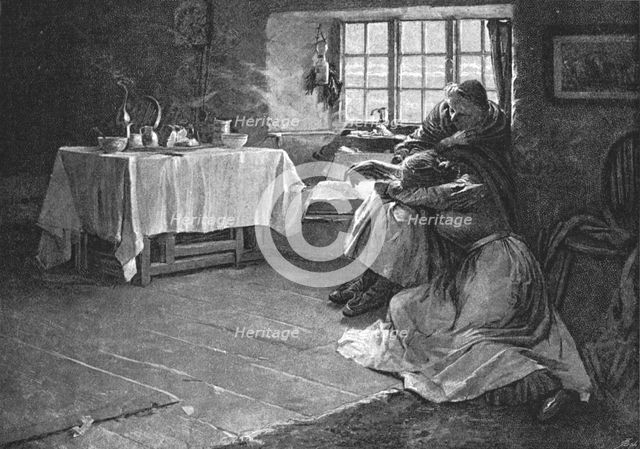 ''Pictures of the Year- VII, "A Hopeless Dawn"', 1888. Creator: Frank Bramley.