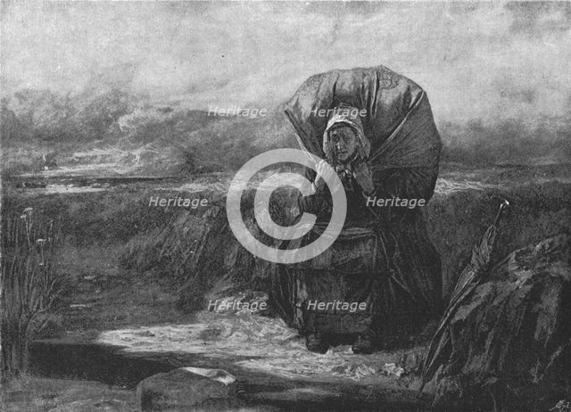 ''Pictures of the Year- VII, "And with the Burden of many years"', 1888. Creator: Thomas Faed.