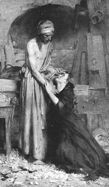 'Pictures of the Year - VII. "Christ and the Magdalene", after Arthur Hacker 1891. Creator: Unknown