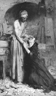 'Pictures of the Year - VII. "Christ and the Magdalene", after Arthur Hacker 1891. Creator: Unknown