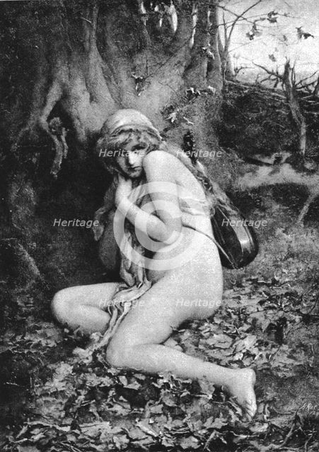 ''Pictures of the Year - VII. "La Gigale", after Henrietta Rae', 1891. Creator: Unknown.
