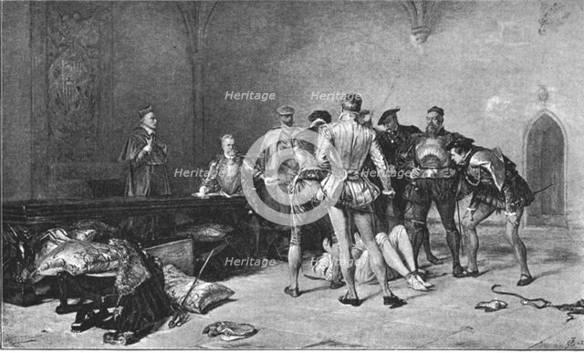 ''Pictures of the Year- VII, "The Traitor"', 1888. Creator: John Pettie.