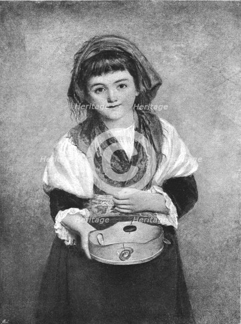 ''Pictures of the Year - VII. "The Sweetest Beggar That E'er Asked For Alms", after WP Frith, 1891. Creator: Unknown.