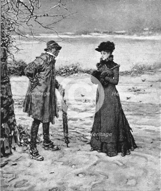 ''Pictures of the Year - VIII. "The Winter of our Discontent ", after GH Boughton, ARA,1891. Creator: Unknown.