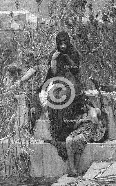 ''Pictures of the Year VIII, By the Waters of Babylon', 1888. Creator: Arthur Hacker.