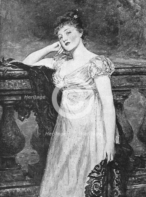''Pictures of the Year - VIII. "Sylvia", after John Pettie, RA,1891. Creator: Unknown.