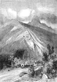 "Picturesque America:" Pilot Knob, Northern California, 1881. Creator: Henry Duff Linton