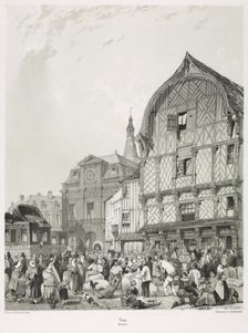 Picturesque and Romantic Journeys in Old France, Picardie (Vol. 2)…, 1840. Creator: Thomas Shotter Boys (British, 1803-1874); C. Hullmandel