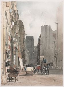 Picturesque Architecture in Paris, Ghent, Antwerp, Rouen: Nôtre Dame, Paris, 1839. Creator: Thomas Shotter Boys (British, 1803-1874)