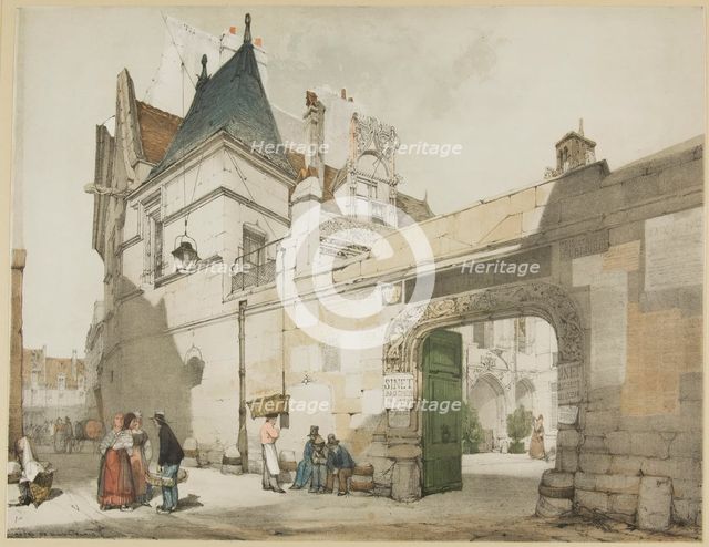 Picturesque Architecture in Paris, Ghent, Antwerp, Touen, etc., 1839. Creator: Thomas Shotter Boys.