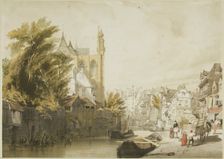 Picturesque Architecture in Paris, Ghent, Antwerp, Touen, etc., 1839. Creator: Thomas Shotter Boys