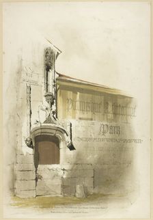 Picturesque Architecture in Paris, Ghent, Antwerp, Touen, etc., 1839. Creator: Thomas Shotter Boys