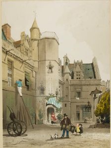 Picturesque Architecture in Paris, Ghent, Antwerp, Touen, etc., 1839. Creator: Thomas Shotter Boys